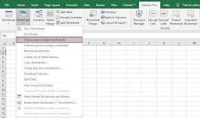 How To Apply Freeze Unfreeze Panes To Multiple Worksheets At Once