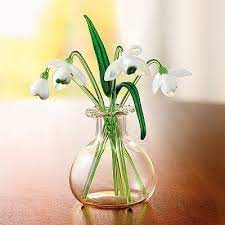 Buy Glass Snowdrops Arrangement From Museum Selection Glass Gifts Glass Vintage Ornaments