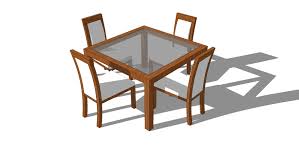 When buying a dining room table and/or planning to create a dining area , it's really important to ensure that you the get the right sized table for the space. 4 Seater Dining Table 3d Warehouse