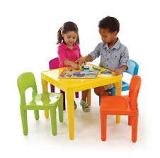 Kids Table And Chairs Set Play Furniture Chair Children Activity Toddler Plastic Kids Table Chair Set Kids Table Set Child Activities Toddlers