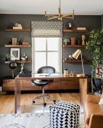 You and your partner work together? 33 Chic Home Office Ideas Home Office Design Contemporary Home Office Coastal Living Room Furniture