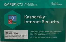 Jual Kaspersky Internet Security Software 1 User 2019 Bentuk Voucher Online Januari 2021 Blibli