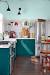 Vintage Teal Kitchen