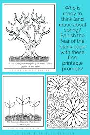 Sketchbook Prompts Printable Sketchbook Starters Perfect For Spring The Kitchen Table Classroom Sketchbook Prompts Sketch Book Art Videos For Kids