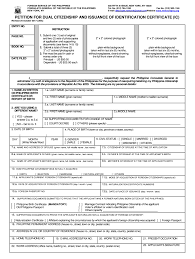 You do not have to apply for citizenship if you were born in the u.s. 2017 2021 Form Ph Petition For Dual Citizenship And Issuance Of Identification Certificate Ic Fill Online Printable Fillable Blank Pdffiller