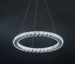 Get info of suppliers, manufacturers, exporters, traders of led chandelier for buying in india. Circle Crystal Led Pendant Lamp 1 Ring Free Worldwide Delivery Custom Designer Lighting Solution Trade Commercial Pricing