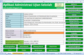 Contoh denah tempat duduk peserta ujian ini dapat bapak/ibu guru jadikan sebagai bahan referensi dalam pembuatan denah tempat duduk peserta uts, uas, us, un tahun pelajaran 2017/2018. Aplikasi Administrasi Ujian Sekolah 2017 Format Excel Deuniv