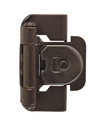 Accent your décor with our selection of cabinet hinges, available in a variety of styles and finishes. Amerock Bpr8719orb 1 2in 13 Mm Overlay Single Demountable Partial Wrap Oil Rubbed Bronze Hinge 2 Pack Cabinet And Furniture Hinges Amazon Com