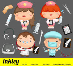 Doctor And Nurse Clipart Cute Doctor Clip Art Job And Etsy Clip Art Jobs In Art Free Clip Art