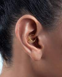 18ct yellow gold nose lip, eyebrow ring earring 18g stud body jewellery for face. 14k Gold Piercing Daith Earring Gold Daith Hoop Piercing Daith Helix Piercing Cartilage Jewelry Tragus Piercing Septum Ring Gold 18g Daith Earrings Cartilage Jewelry Rook Earring