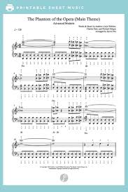 Print and download the phantom of the opera sheet music by andrew lloyd webber. The Phantom Of The Opera Piano Sheet Music Advanced Level Sheet Music Piano Sheet Music Flute Sheet Music