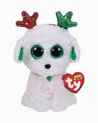 Ty Beanie Baby Boo Christmas Special Sugar Beanie Boos Ty Beanie Boos Beanie Boo Dogs