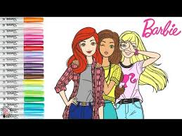 Have fun coloring this skipper, barbie's sister barbie printable from barbie in a perfect christmas coloring pages. Video Coloring Barbie