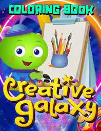 Trippy galaxy coloring pages for adults. Creative Galaxy Coloring Book Coloring Book For Kids Is Creative Galaxy Fan Kimmich Jay Jay Amazon De Books