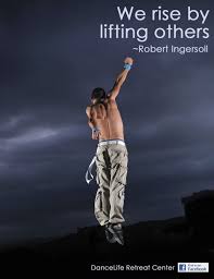 Are you surrounded by friends that help to lift you up? We Rise By Lifting Others Quote Origin Quotes Quotemotion Com
