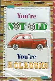 P Happy Birthday Kaart Met Oude Auto S Opschrift You Re A Classic Verjaardagskaarten Verjaardagskaart Grappige Verjaardagswensen