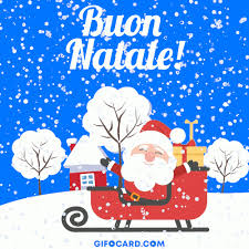 Buon natale italian christmas greeting card. Italian Merry Christmas Gif Ecards Free Download Click To Send