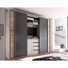 Schwebetuerenschrank Cinema Schrank Kleiderschrank In Sandeiche Lava Mit Tv Fach Moveis Quarto Casal Armarios De Quarto Casal Decoracao Quarto Casal
