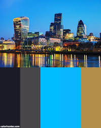 Financial District Of The City Of London Color Scheme London City Financial District City