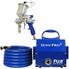 Fuji Spray Semi Pro 2 Gravity Hvlp Spray System 2203g The Home Depot Hvlp Paint Sprayer Paint Sprayer Reviews Paint Sprayer