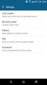 Once this is done your smartphone will give you the option of logging in using an alternative method. Secure Phone Htc One M8 Android 6 0 Device Guides