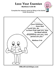 As iron sharpens iron, so one person sharpens. Children S Bible Coloring Pages Word For Life Says