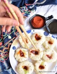 Rice Flour Dumplings Recipe Priya S Curry Nation Recipe Rice Flour Dumplings Recipe Dumpling Recipe Flour Dumplings