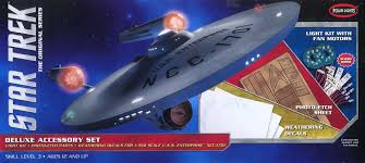 1 350 Polar Lights Star Trek Uss Enterprise Ncc 1701 Deluxe Accessory Set Polmka005