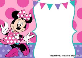 This will also help you to match the birthday theme with the invitation. 30 Free Printable Minnie Mouse Birthday Invitation Templates Download Hundreds Free Printable Birthday Invitation Templates