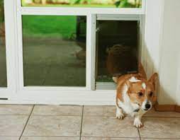 Large white pet and dog patio door insert for 77.6 in. Pet Doors Installation Replacement And Repair
