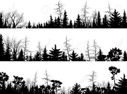 Forest Tree Silhouette Tattoo Forest Silhouette Forest Tattoos