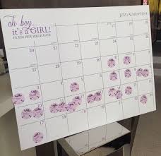 To play this baby shower game, simply print our free calendar grid, then fill in the month and dates of the baby's due date. Baby Shower Calendar Game Guess The Due Date Baby Shower Fall Baby Shower Themes Baby Shower