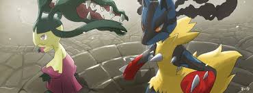 Lucario can mega evolve into mega lucario if it is holding a lucarionite. Mega Lucario Vs Mega Mawile The Bonds Of Mega Evolution My Fairy Tale Pokemon Xy Ash Love Story