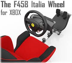 The thrustmaster ferrari 458 racing wheel is a pretty good wheel for the price. The Openwheeler Game Seat Together With A Steering Wheel For Xbox 360