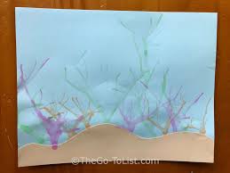 Coral reef paintings,coral reef art,underwater paintings,marine life paintings,sculpture. Blow Painted Coral Reef The Go To List