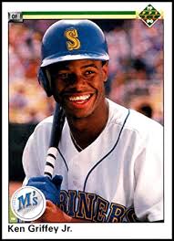 Maybe you would like to learn more about one of these? Amazon Com 1990 Upper Deck 156 Ken Griffey Jr Nm Mt Seattle Mariners Officially Licensed Mlb Baseball Trading Card Collectibles Fine Art