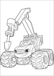 That machine's name was crusher. Blaze And The Monster Machines Coloring Pages Best Coloring Home