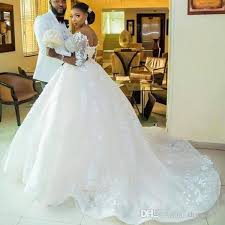 Quelle robe est faite pour vous et les un mariage c'est bien plus qu'une robe ! Acheter Superbe Plus La Taille Africaine Robes De Mariee Robe De Mariage Bateau Cou Demi Manches Diamants De Luxe 3d Floral Appliques Turquie Istanbul Robes De Bal De 246 6 Du Dress 1st