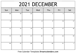 Join our email list for free to get updates on our latest 2021 calendars and more printables. December 2021 Calendar View The Free Printable Monthly December 2021 Calendar And Print In One Cl Free Calendar Template Calendar Printables Calendar Template