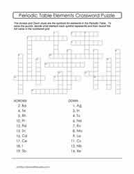 A cell is basic and smallest unit of life and it is often called building block of life. Crossword Puzzles Chemistry Periodic Table Learn With Puzzles