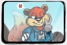 Conker On Kinect By Ribbedebie On Deviantart Conkers Bad Art Art Day