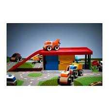 Ikea Lillabo Garage With Tow Truck Toy Garage Wooden Toy Garage Tow Truck