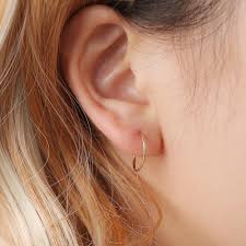 1.82 ctw round brilliant cut diamonds 14k yellow gold hoop earrings 7.4 grams. Bing Tu Cute Small Hoop Earrings Women Round Earring Simple Gold Silver Color Circle Earing Metal Earing Korean Jewelry Bijoux Hoop Earrings Aliexpress