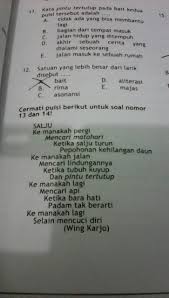Maybe you would like to learn more about one of these? Bahasa Indonesia Kelas 10 Sma Puisi Lama Dan Kontemporer Anak Sma Jawab Ini Ya Pada Gambar Brainly Co Id