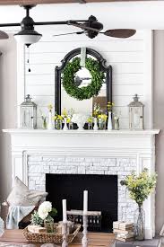 Summer Home Tour 2016 Bless Er House Farmhouse Fireplace Home Fireplace Fireplace Makeover