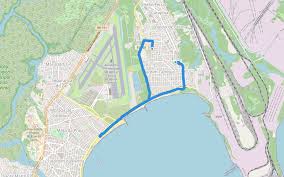 It is located on a small island within a b. Dante Michelini Avenue Wanderweg Vitoria Espirito Santo Brasilien Pacer