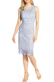 Light Blue Lace Sheath Dress For Spring 2019 Affiliate Weddingguest Springdress Springwedding Trendy Cocktail Dresses Midi Sheath Dress Lace Midi