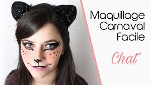 Dans cette catégorie, retrouvez toutes les idées de maquillages faciles pour halloween. Maquillage Carnaval Facile Chat Youtube
