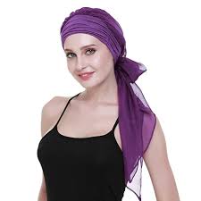 This week i received my third and fourth chemo scarves. Buy Focuscare Chemo Headwraps Headwear For Alopecia Women Medical Gifts Chemotherapy Patients Dark Purple At Amazon In