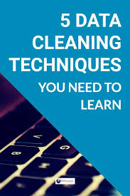 5 Data Cleaning Techniques You Need To Learn Data Science Learning Cleaning Techniques Data Cleansing